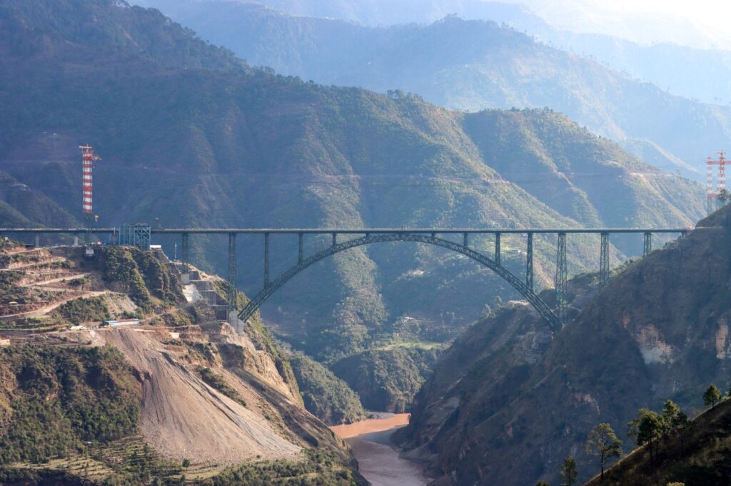 Chenab Railway Bridge Ka Inauguration