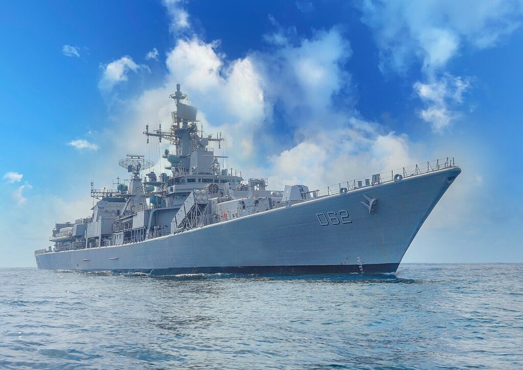 Indian Navy firing drill 2025